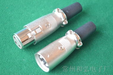 日式XLR卡侬头与Microphone Plug Mic接插件详解 3芯卡侬头、卡侬座在音视频线中的应用指南